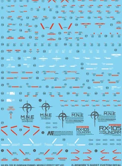 HG RX-105 Xi Gundam Decals