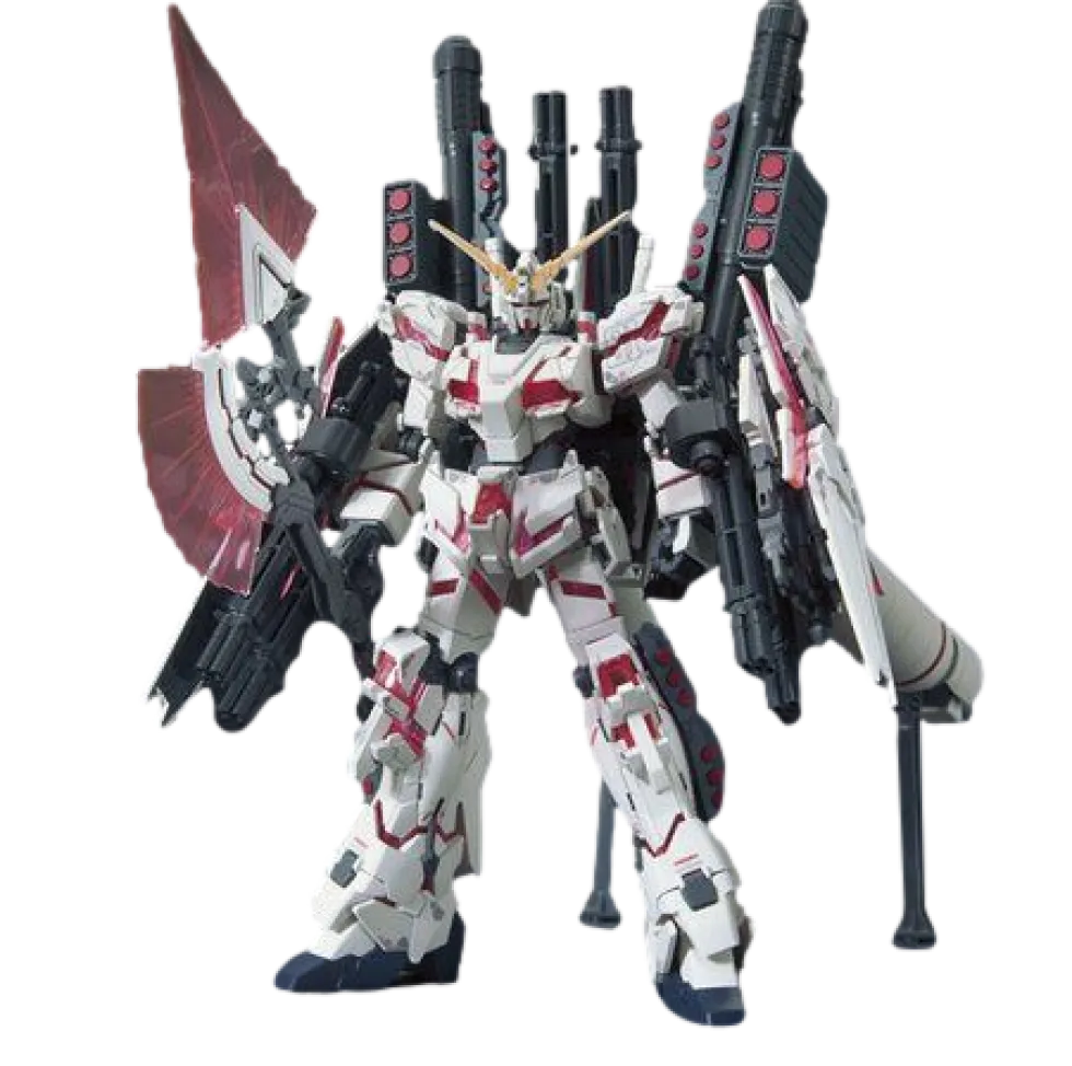 HGUC 199 Full Armor Unicorn Gundam (Destroy Mode) (Red Color Ver.)