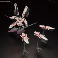 HGUC 199 Full Armor Unicorn Gundam (Destroy Mode) (Red Color Ver.)