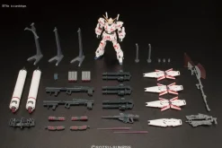 HGUC 199 Full Armor Unicorn Gundam (Destroy Mode) (Red Color Ver.)