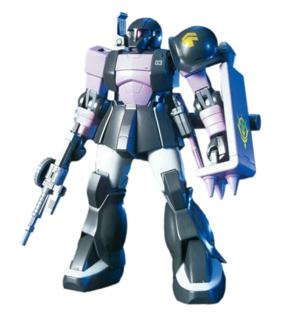 HGUC 068 Zaku I (Black Tri Stars)