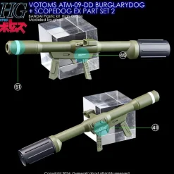 HG VOTOMS Burglarydog + EX Part Set 2 Decals