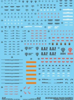 HG Xavier's Gyan Hakuji-Packs Decals