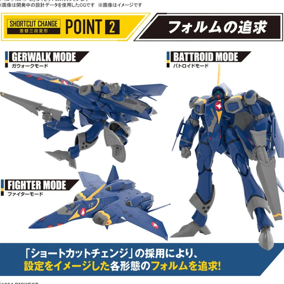 HG 1/100 YF-21 (Guld Goa Bowman Ver.)