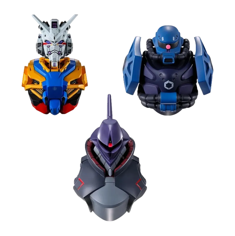 Ichibansho Bustisan Figure Gundam MS Head Magnet (GQuuuuuuX) (Box of 4)