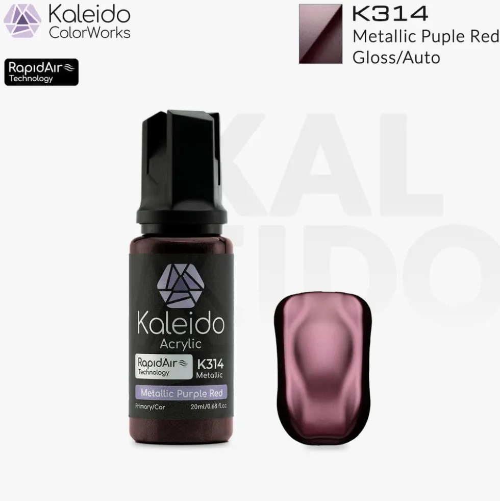 Kaleido ColorWorks K314 Gloss Metallic Purple Red (20ml)