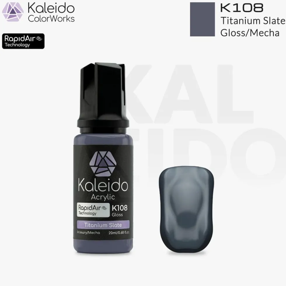 Kaleido ColorWorks K108 Gloss Titanium Slate (20ml)