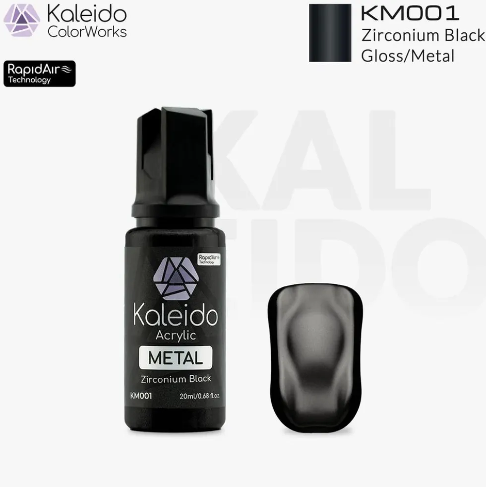 Kaleido ColorWorks KM001 Gloss Zirconium Black (20ml)