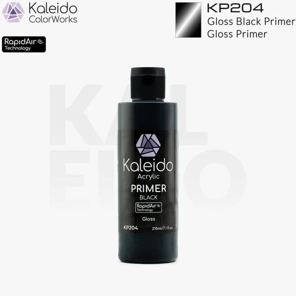 Kaleido ColorWorks KP204 Gloss Black Primer (210ml)