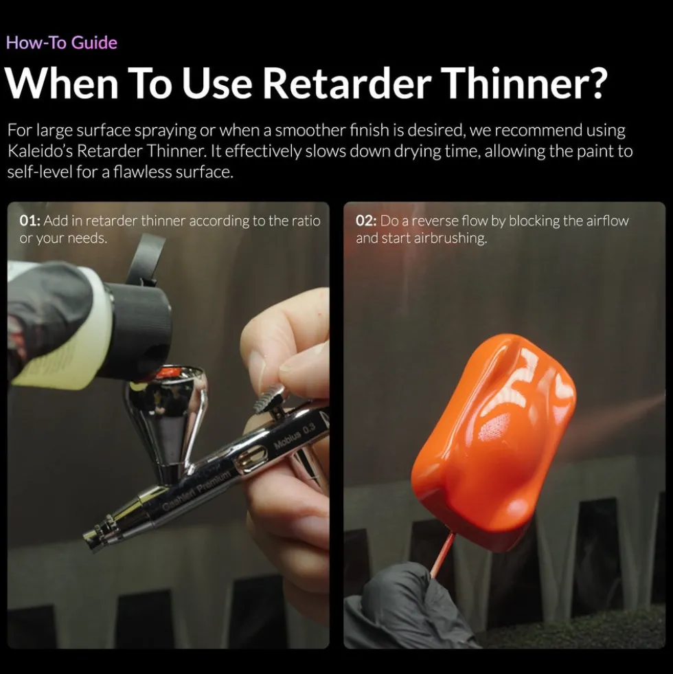 Kaleido ColorWorks KT202 Airbrush Retarder Thinner (210ml)