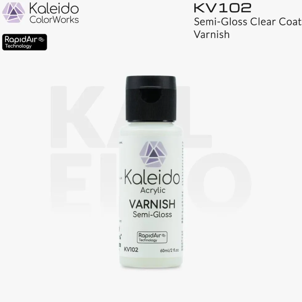 Kaleido ColorWorks KV102 Semi-Gloss Varnish (60ml)