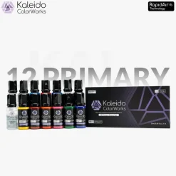 Kaleido ColorWorks 12 Primary Colors Set (20ml bottles)