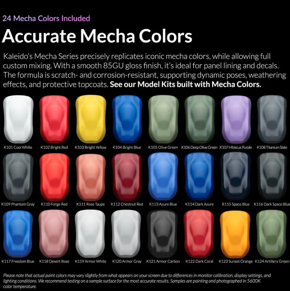 Kaleido ColorWorks ProMaster Mecha Colors Set