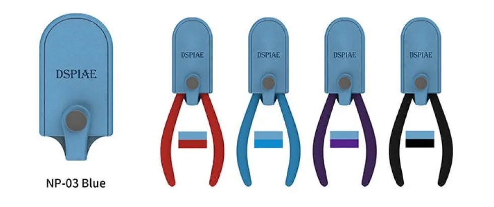 Leather Protective Cover for Nippers - NP-03 Blue