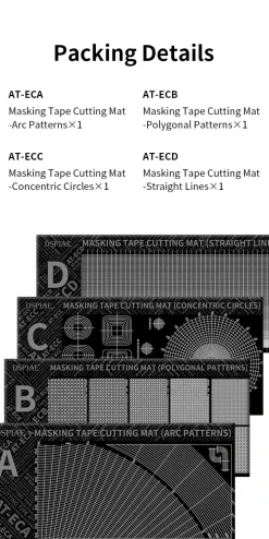 Masking Tape Cutting Mat - AT-ECA