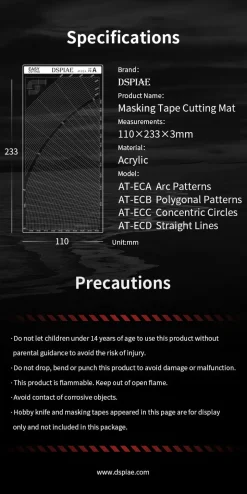 Masking Tape Cutting Mat - AT-ECA