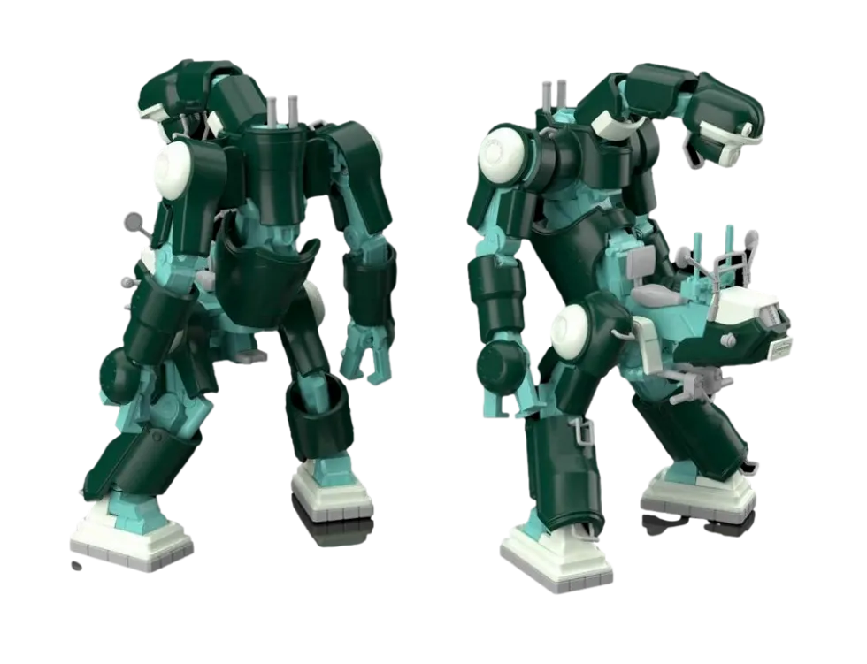 Mechatrobot Chubu 01 (Light Green & Green)