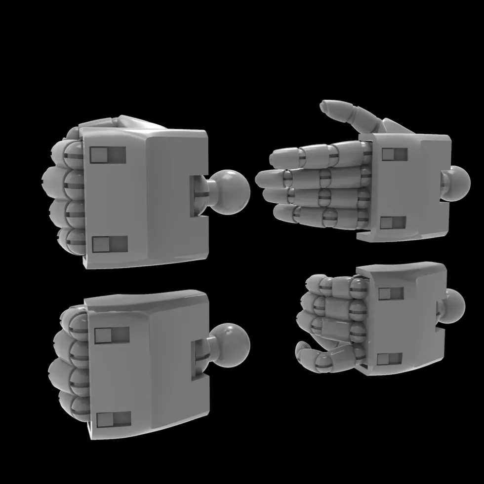 Mech Hands - 1/100 Round