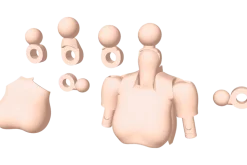 Megami Device MSG 01 Tops Set Skin Color B