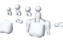 Megami Device MSG 01 Tops Set White