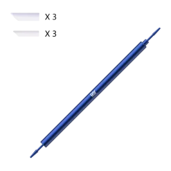 Metal Cleaning Swab Holder - Blue