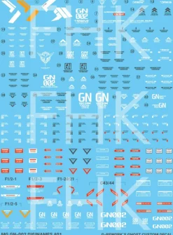 MG Gundam Dynames Decals