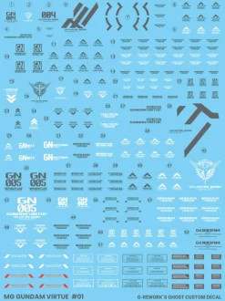 MG Gundam Virtue Decals