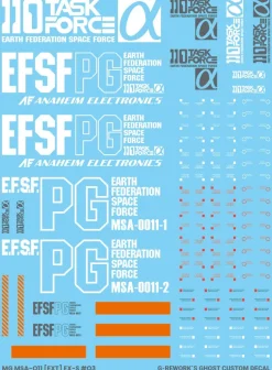 MG MSA-0011[EXT] EX-S Gundam Decals