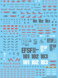 MG RGM-89 Jegan Decals