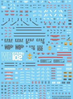 MG RX-78-02 (Gundam the Origin) [RENEWED] Decals