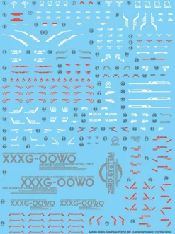 MGSD Wing Zero EW Decals