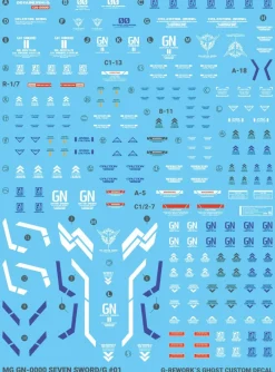 MG 00 Seven Swords Decals