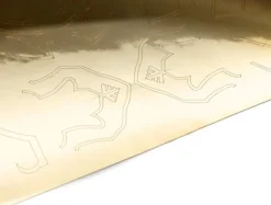 MG Sinanju Metal Film Sticker (Gold)