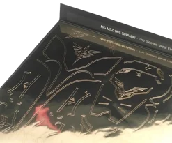 MG Sinanju Metal Film Sticker (Gold)