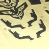 MG Sinanju Metal Film Sticker (Silver)