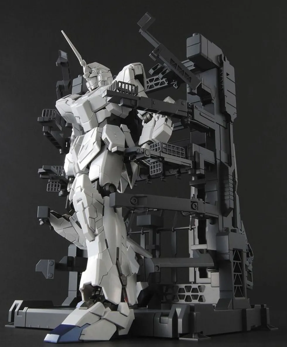 MG Unicorn Gundam HD Color + MS Cage
