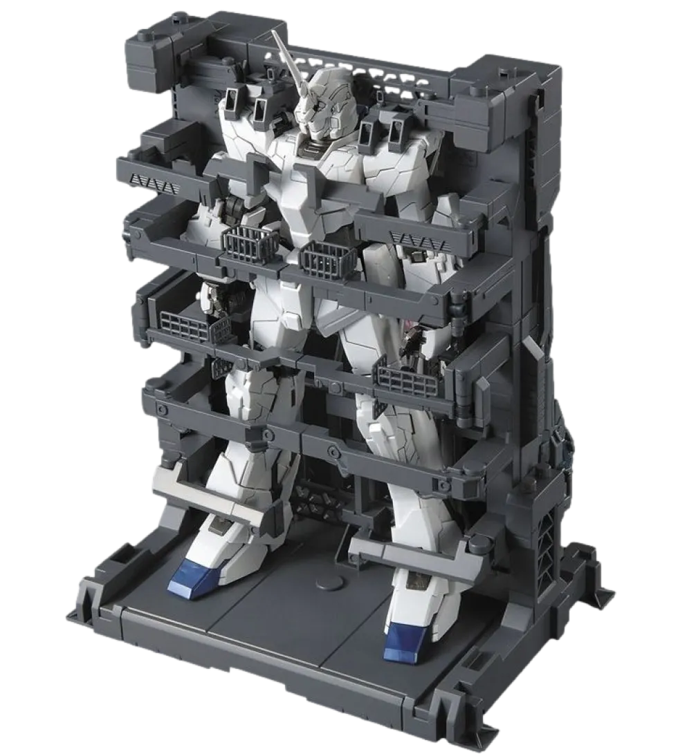MG Unicorn Gundam HD Color + MS Cage