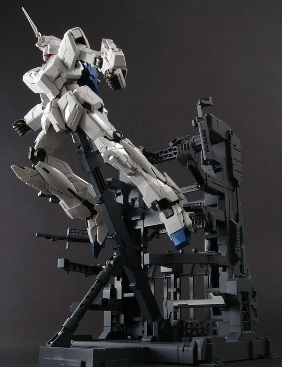MG Unicorn Gundam HD Color + MS Cage