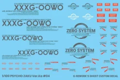 MG Wing Gundam Zero EW [Ver.Ka] [RENEWED] Decals