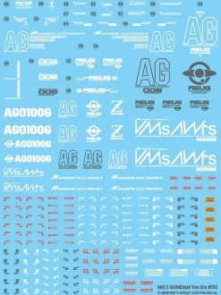 MG Zeta Gundam [Ver.Ka] Decals