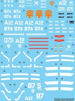 MG Z'Gok Commander Decals
