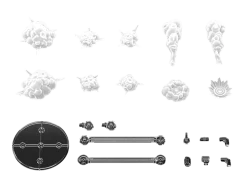 30MM Customize Effect 04 (Burst Image Ver.) [Gray]