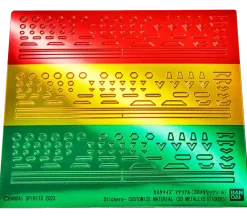 30MM Customize Material (3D Metallic Stickers)