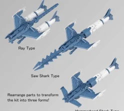 30MM EV-06 Extended Armament Vehicle (Attack Submarine Ver.) [Blue Gray]