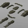 30MM EV-03 Extended Armament Vehicle (Tank Ver.) [Olive Drab]
