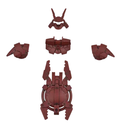30MM OP-05 Option Armor for Close Fighting [Portanova Exclusive / Dark Red]
