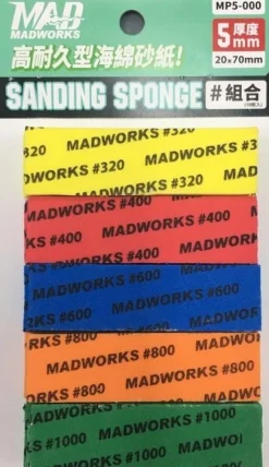5mm Sanding Sponge Bundle 320/400/600/800/1000