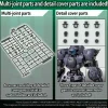 30MM W-23 Option Parts Set 12 (Hand Parts / Multi Joint)