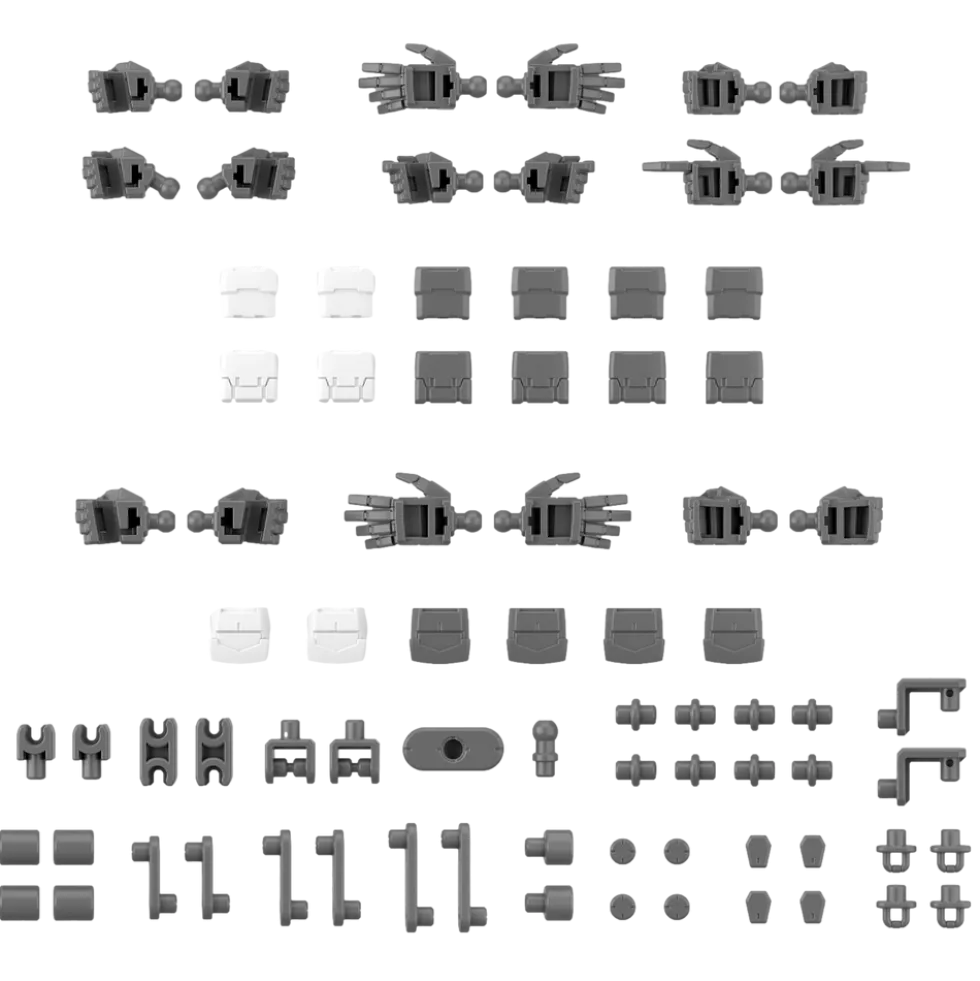 30MM W-23 Option Parts Set 12 (Hand Parts / Multi Joint)