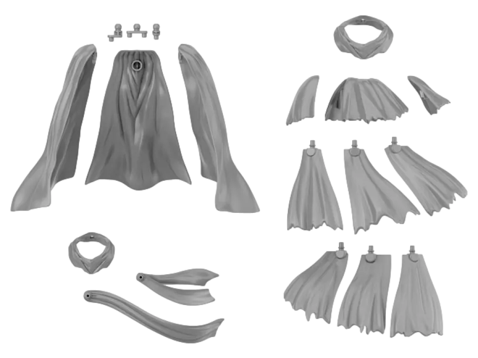 30MM W-27 Option Parts Set 14 (Multi Cloth)